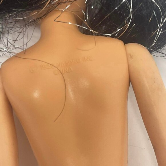 1985 Vintage Jetta , Jem and The Misfits Doll Black and silver hair - Picture 4 of 9